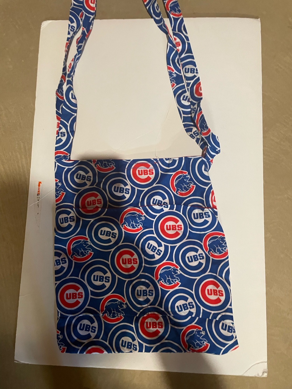 Wheelchair Chicago Cubs Logo Attachable Tote - Blue/Red/White